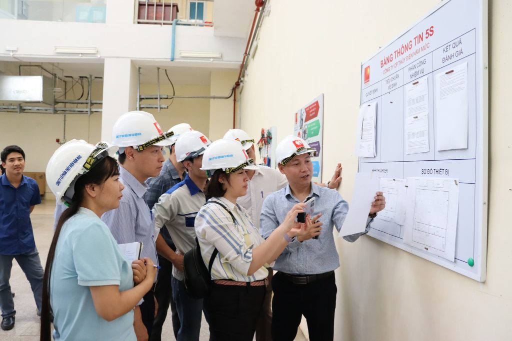 Khóa đào tạo 5S tại các nhà máy thủy điện từ Thanh Hóa trở ra Bắc