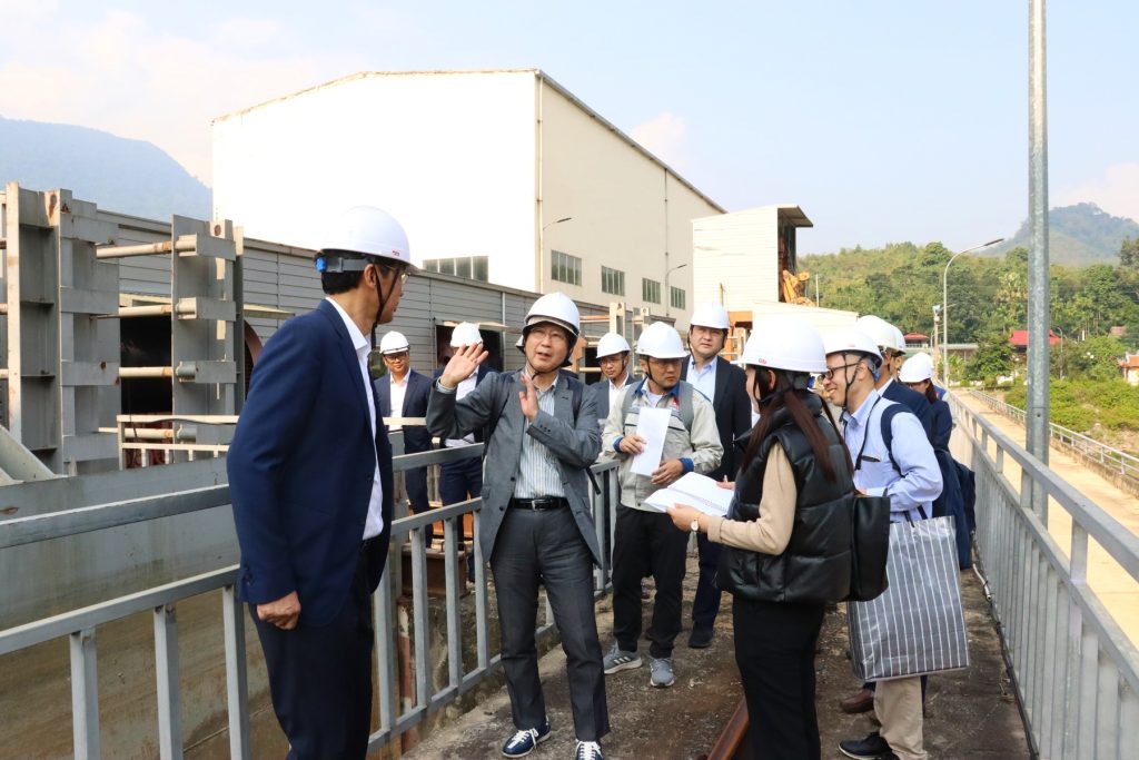 Lãnh đạo Tập đoàn Năng lượng Chubu (Nhật Bản) thăm nhà máy thủy điện Bá Thước