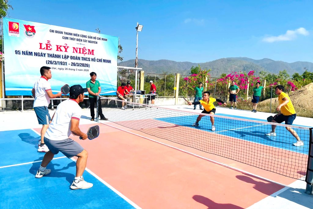 Các nhà máy điện Bitexco Power tưng bừng thi đấu thể thao mừng 95 năm thành lập Đoàn