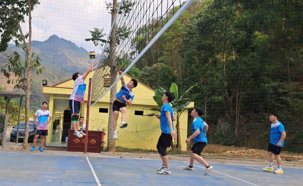 Thủy điện Nho Quế 1 vô địch giải bóng chuyền mừng 95 năm ngày thành lập Đoàn