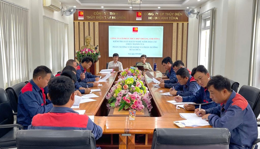 Cụm thủy điện vùng Tây Nguyên tổ chức sát hạch nghề, nâng cao năng lực vận hành an toàn