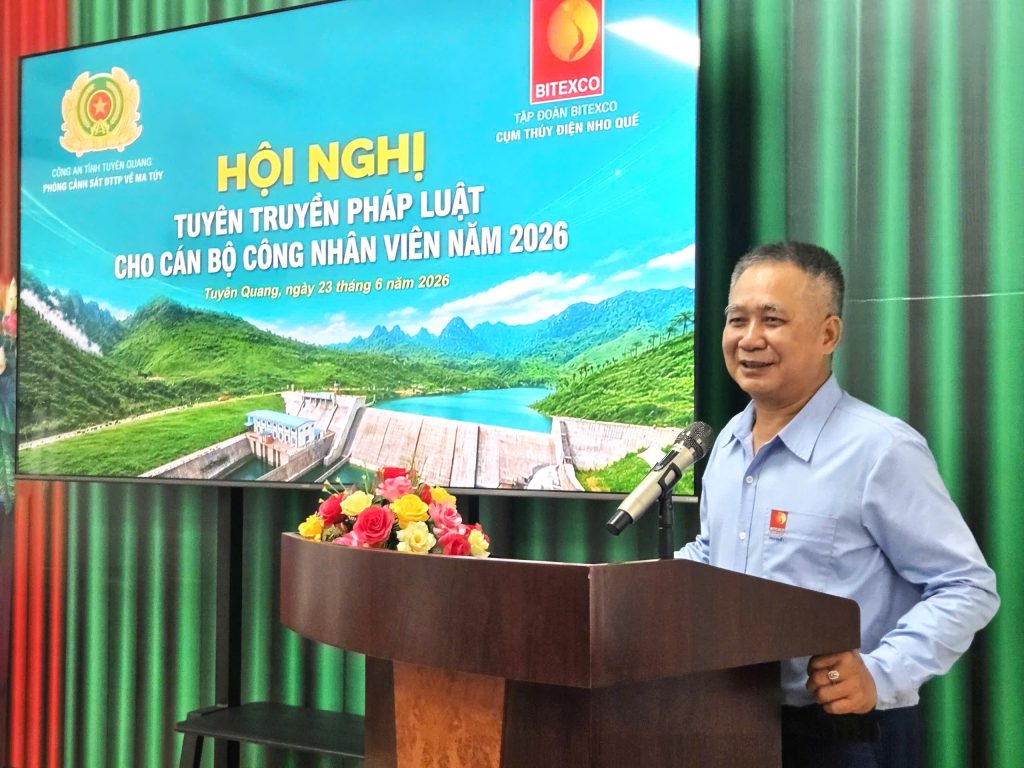 Tuyên truyền phòng, chống ma túy cho người lao động cụm thủy điện Nho Quế