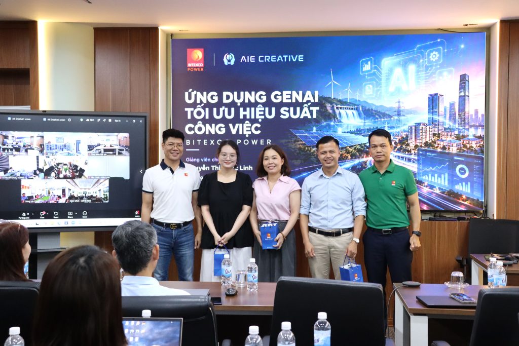 Khóa đào tạo “Ứng dụng GenAI tối ưu hiệu suất công việc tại Bitexco Power”
